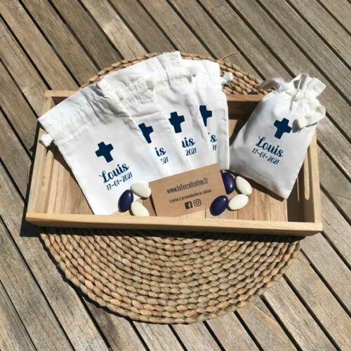 ochon à dragées modèle Louis en marine