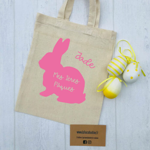 Mini-tote-bag-personnalisé-Mes-1eres-paques