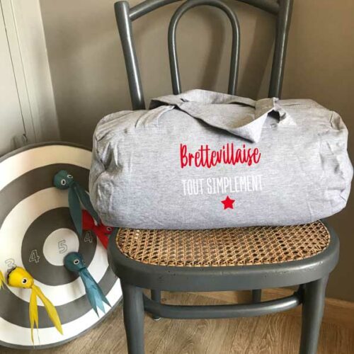 Sac polochon souple modèle "Brettevillaise"