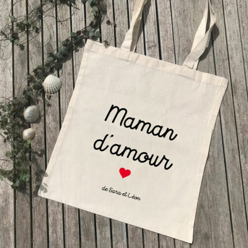 tote bag maman d'amour