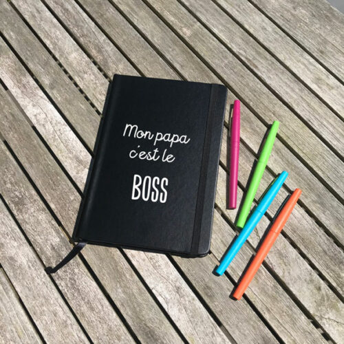 carnet papa c'est le boss