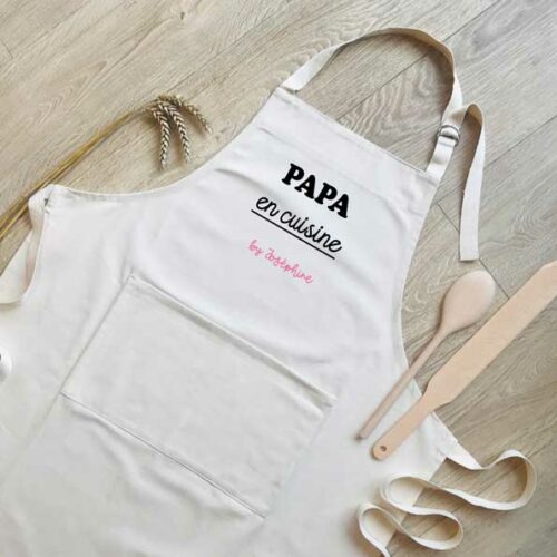 tablier papa en cuisine