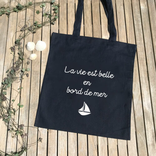 Tote bag la vie est belle