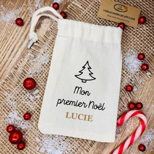 Pochon de Noêl Mon premier Noël
