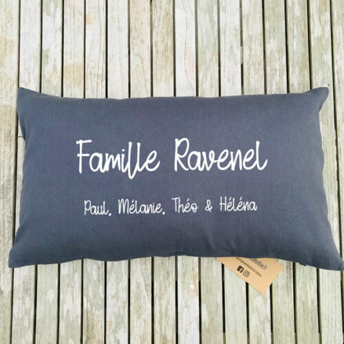 Coussin personnalisé Famille