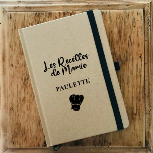 Carnet Kraft Les recettes