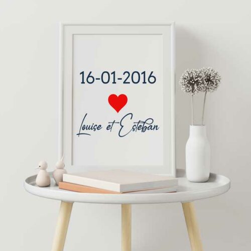 Affiche Saint Valentin