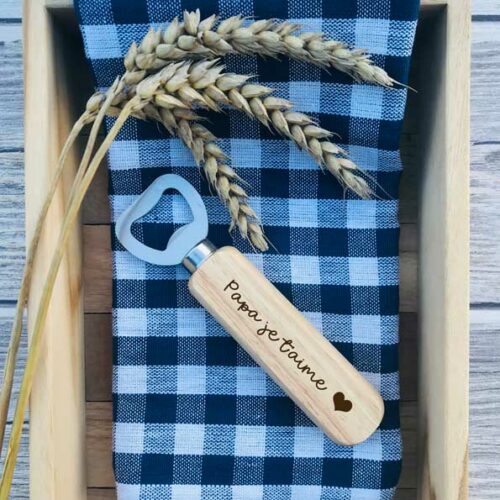 Décapsuleur personnalisé Papa je t'aime