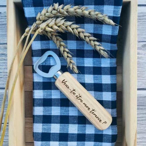 Décapsuleur personnalisé Demande de témoin