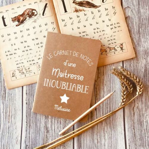 Carnet kraft d'une maitresse inoubliable