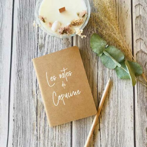 Carnet kraft Capucine