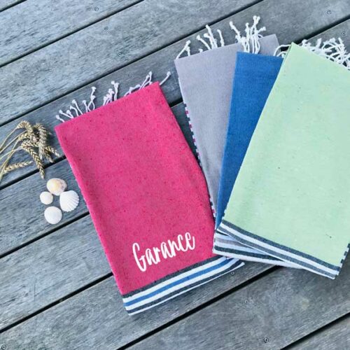 Fouta personnalisé prénom