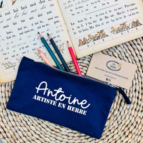 trousse écolier personnalisée