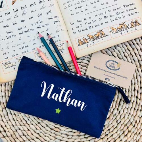 trousse d'écolier personnalisé