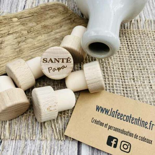 bouchon personnalisé santé papa