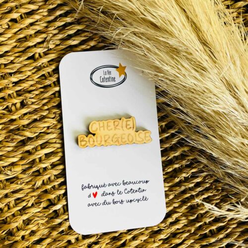 pin's bois cherbourgeoise