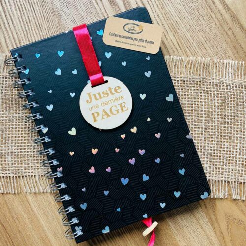 Marque Page rond Juste une dernière Page