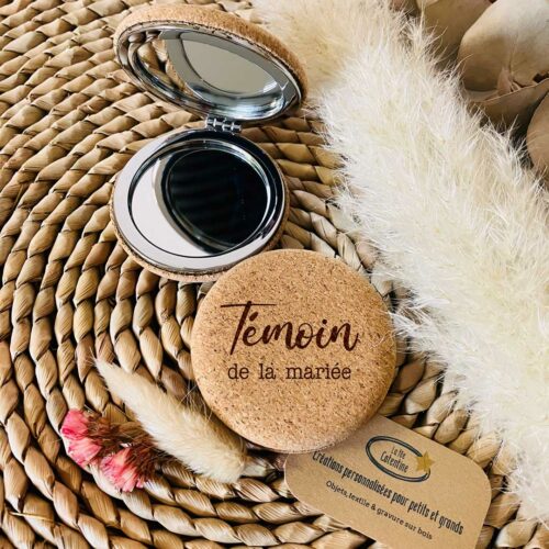 Miroir de poche Témoin de la mariée