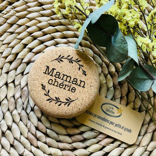 Miroir de poche Maman chérie