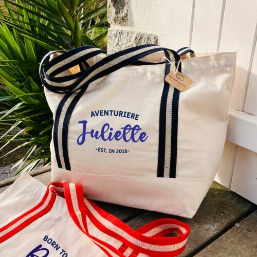 Sac XL coton bio Aventurière