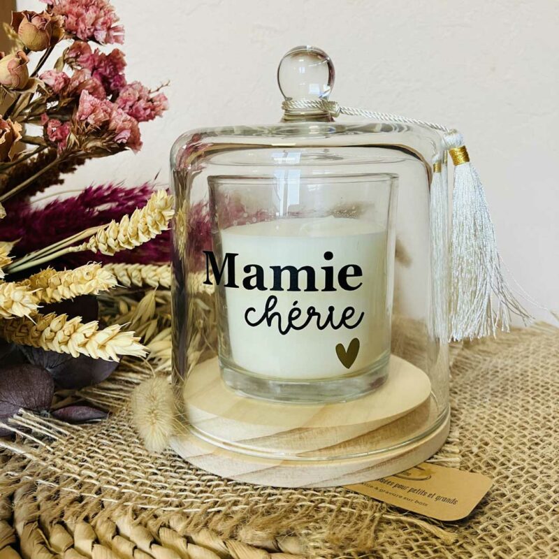 Bougie cloche Mamie Chérie