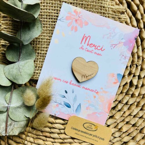 Pin's Merci de tout mon cœur