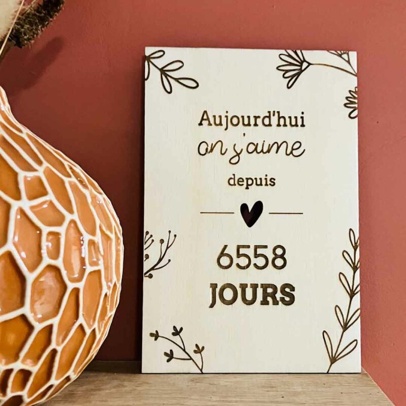 Carte "On s'aime"