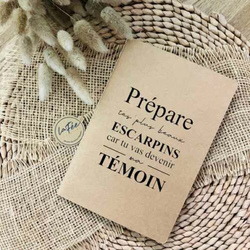 Carnet Demande Témoin