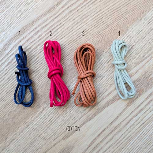 Choix bracelet coton