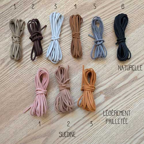 Choix bracelet suédine