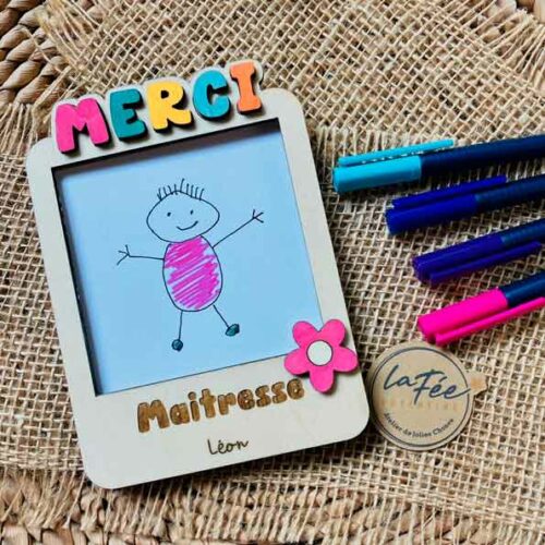 Cadre photo merci maitresse
