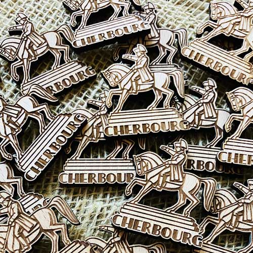 Magnet en bois Cherbourg Napoléon
