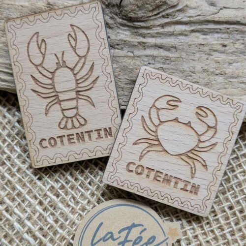 Magnet en bois Cotentin